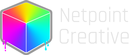 Netpoint Creative Horizontal Grey Text